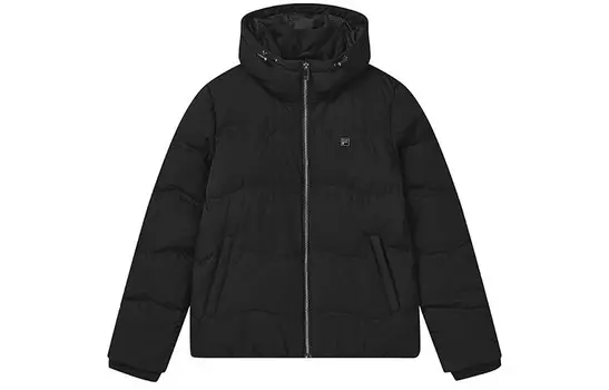 Пуховик женский, цвет черный как смоль Fila