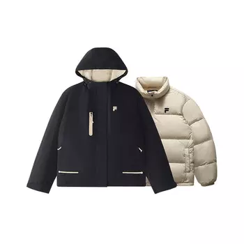 Пуховик женский, цвет черный как смоль Fila Fusion