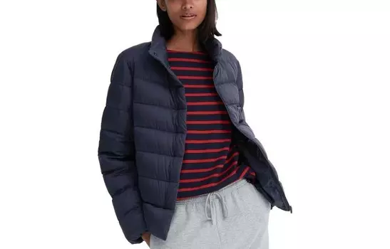 Пуховик женский Deep Sea Blue-69 Uniqlo