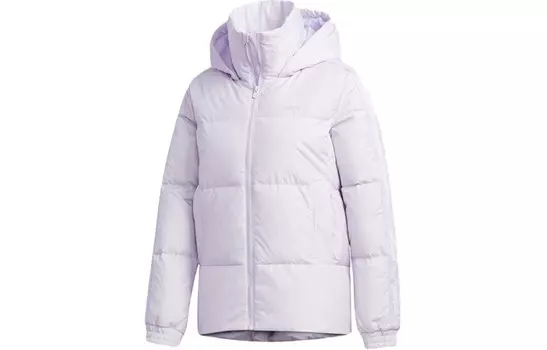 Пуховик женский фиолетовый Adidas Neo