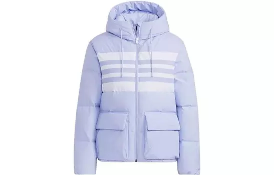 Пуховик женский фиолетовый Adidas Neo