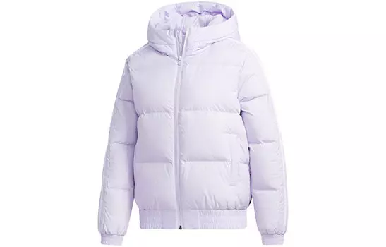 Пуховик женский фиолетовый Adidas Neo