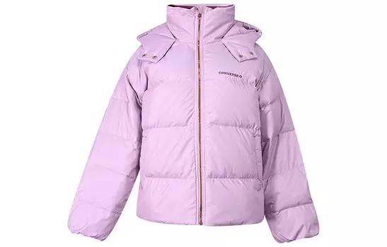 Пуховик женский фиолетовый Converse