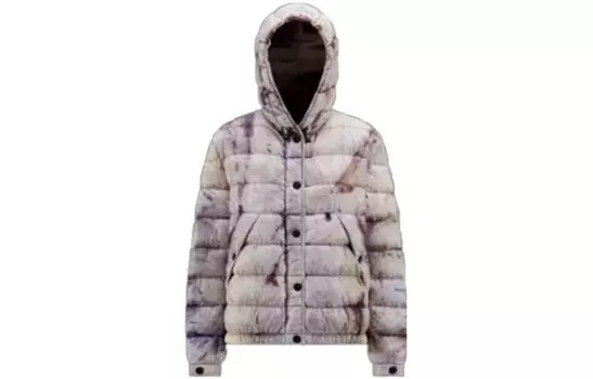 Пуховик женский фиолетовый Moncler