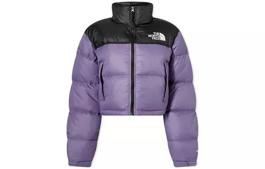 Пуховик женский фиолетовый The North Face