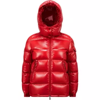 Пуховик женский Gemstone Red Moncler, цвет Gemstone Red