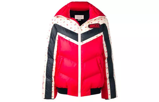 Пуховик женский Gucci, красный