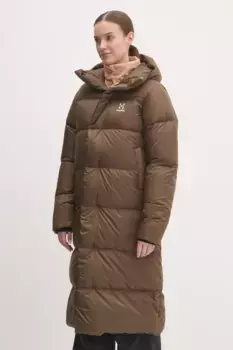 Пуховик женский Haglfs, зеленый