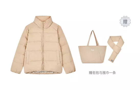 Пуховик женский хаки Pony