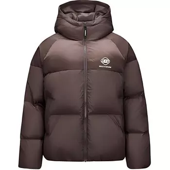 Пуховик женский карамельно-коричневый Skechers