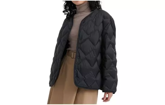 Пуховик женский классический черный Uniqlo