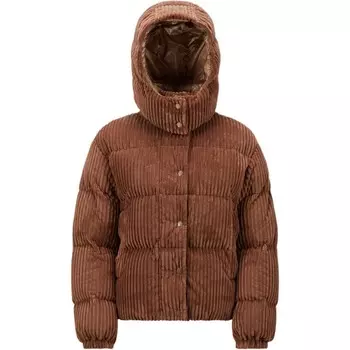 Пуховик женский коричневый Moncler
