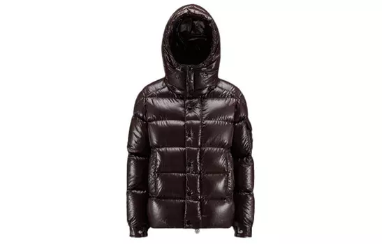 Пуховик женский коричневый Moncler
