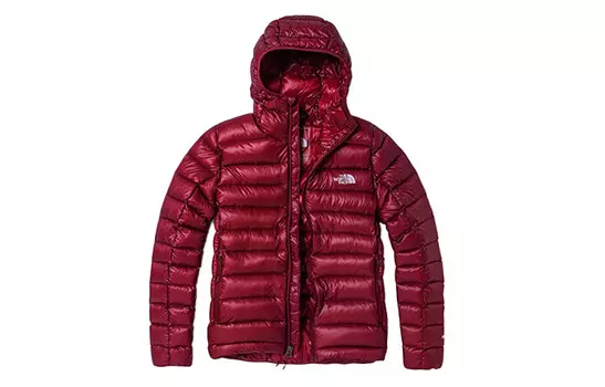 Пуховик женский красный The North Face