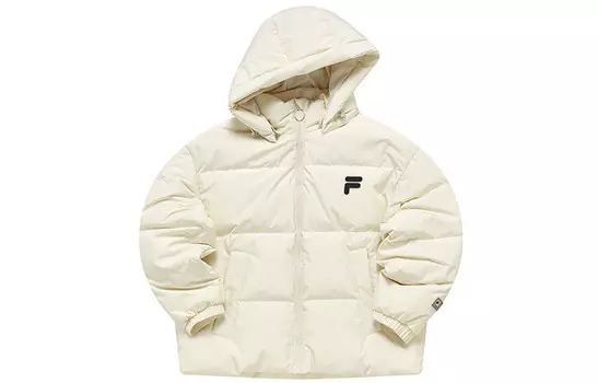 Пуховик женский кремовый Fila Fusion