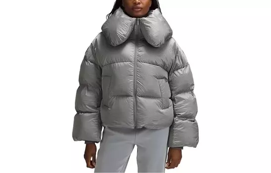 Пуховик женский Lululemon, коричневый