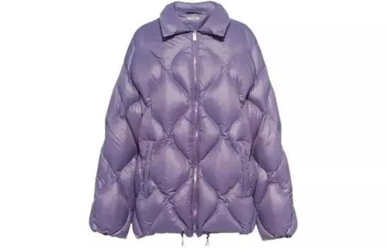 Пуховик женский Miu Miu, фиолетовый