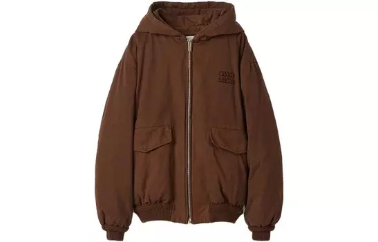 Пуховик женский Miu Miu, коричневый