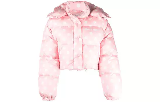 Пуховик женский Miu Miu, розовый