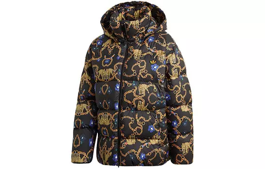 Пуховик женский многоцветный Adidas Originals