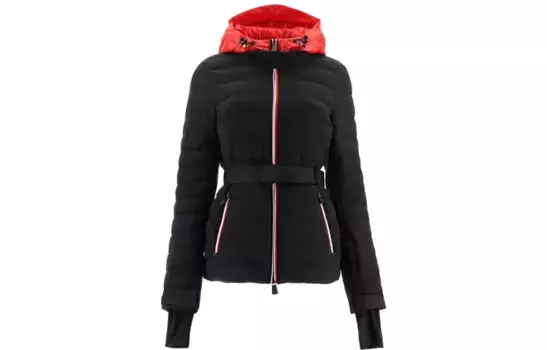 Пуховик женский многоцветный Moncler, мультиколор