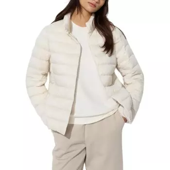 Пуховик женский молочно-белый Uniqlo