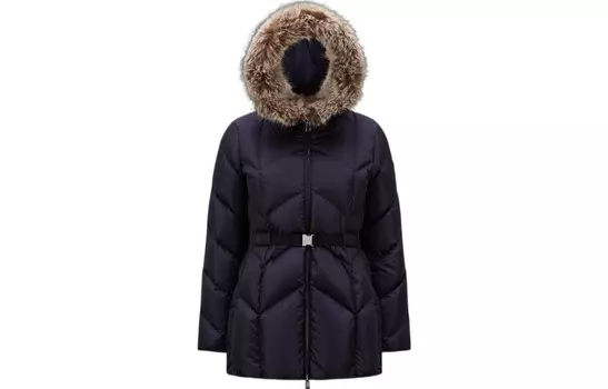 Пуховик женский Night Blue Moncler