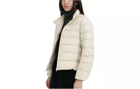 Пуховик женский Pearl White-01 Uniqlo