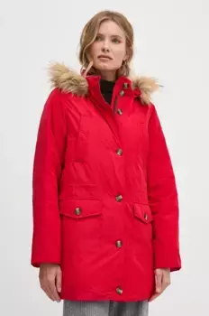 Пуховик женский Pepe Jeans, красный