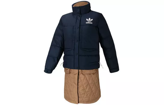 Пуховик женский песочный Adidas Originals