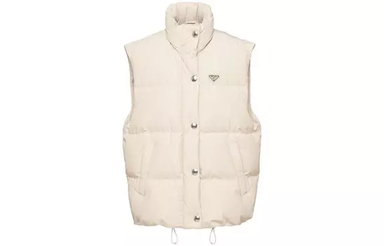 Пуховик женский Prada, белый