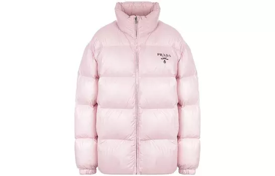 Пуховик женский Prada, розовый