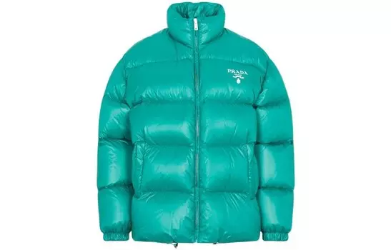 Пуховик женский Prada, зеленый