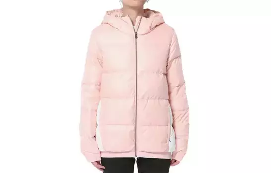Пуховик женский розовый Adidas Neo, розовый