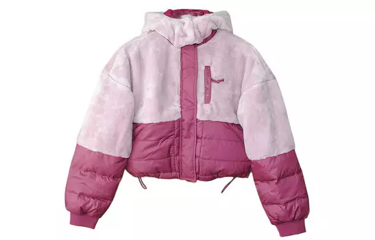 Пуховик женский розовый Converse