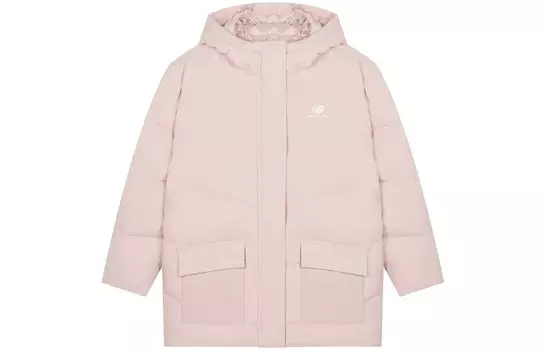Пуховик женский розовый New Balance