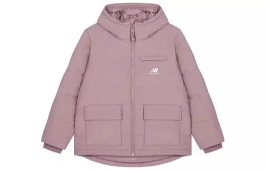 Пуховик женский розовый New Balance
