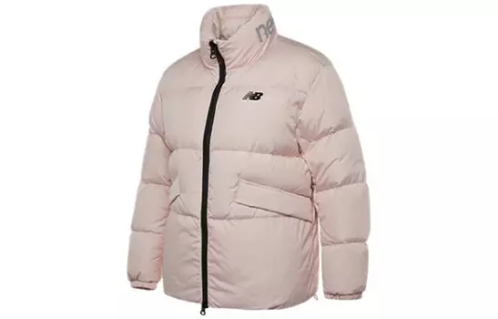 Пуховик женский розовый New Balance