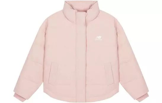Пуховик женский розовый New Balance
