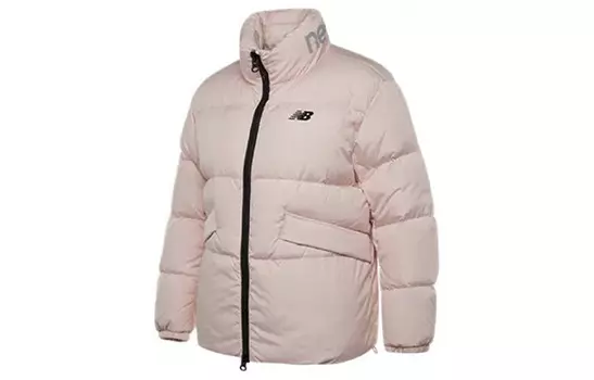 Пуховик женский розовый New Balance
