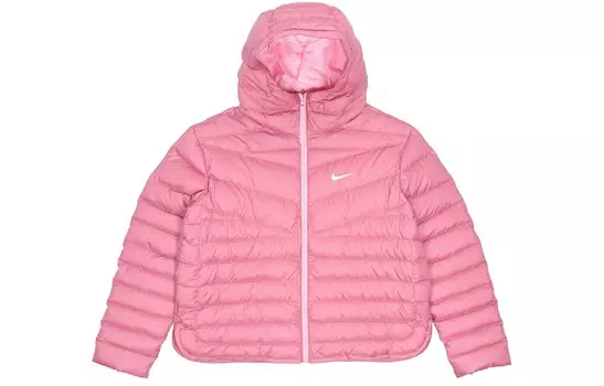 Пуховик женский розовый Nike