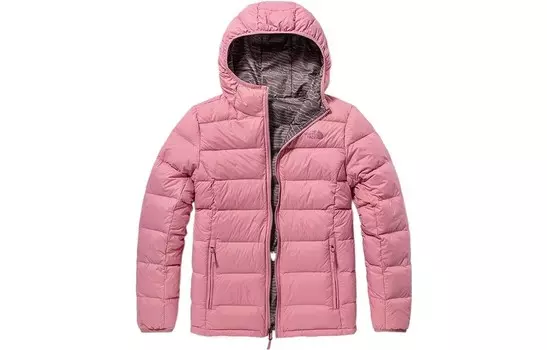Пуховик женский розовый The North Face