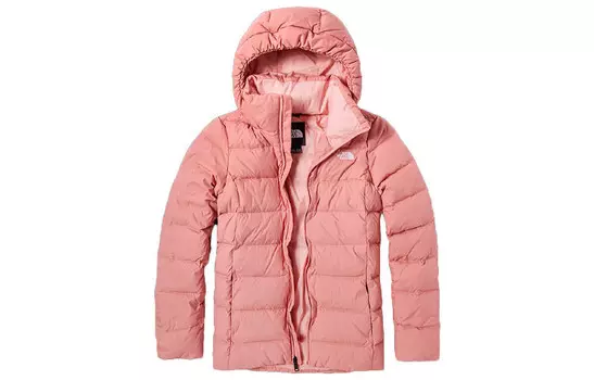 Пуховик женский розовый The North Face