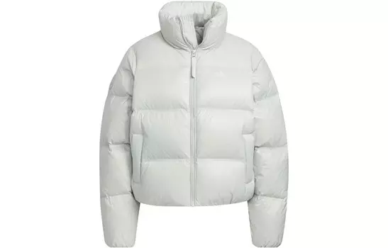 Пуховик женский серебристо-серый Adidas Originals
