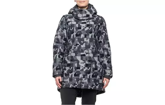 Пуховик женский серый The North Face