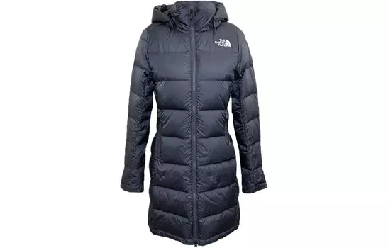 Пуховик женский серый The North Face