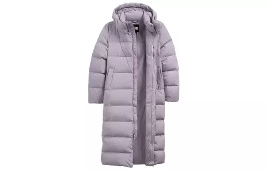 Пуховик женский серый The North Face