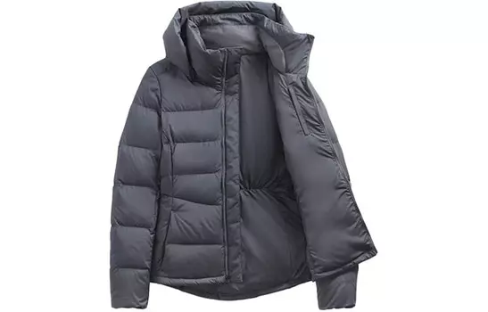 Пуховик женский серый The North Face