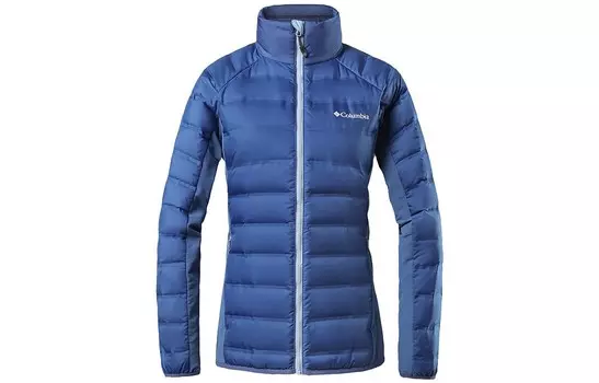 Пуховик женский синий Columbia