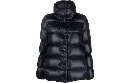 Пуховик женский синий Moncler